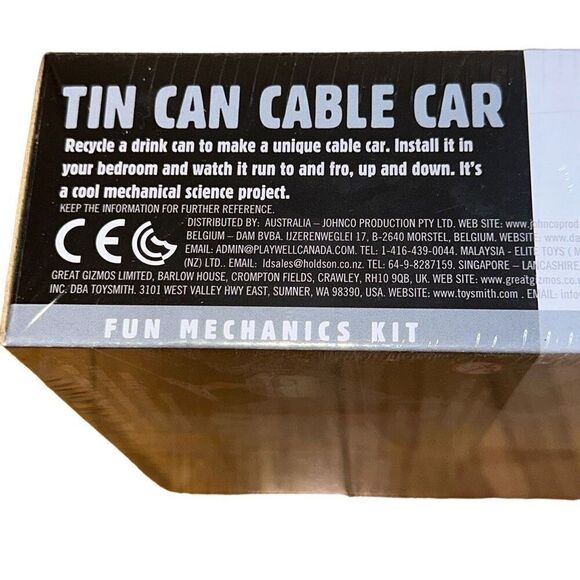 4M Tin Can Cable Car Fun Mechanics Kit Educational Experiment Science Building - Picture 2 of 7